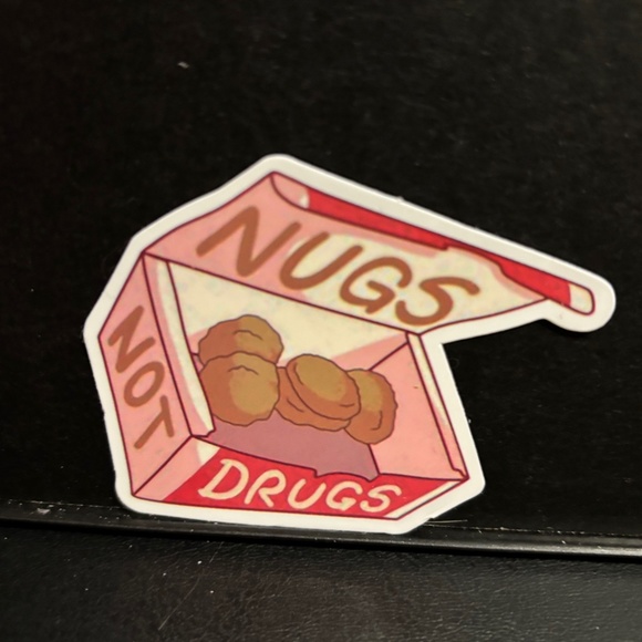 " NUGS NOT DRUGS" STICKER - Picture 1 of 1